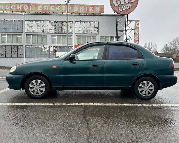 Зелений Деу Ланос, об'ємом двигуна 1.5 л та пробігом 256 тис. км за 1950 $, фото 1 на Automoto.ua