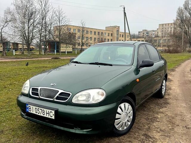 Зеленый Дэу Ланос, объемом двигателя 1.5 л и пробегом 240 тыс. км за 2850 $, фото 2 на Automoto.ua