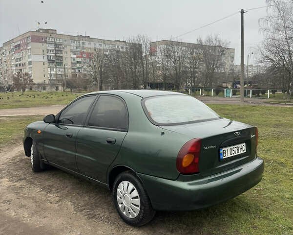 Зеленый Дэу Ланос, объемом двигателя 1.5 л и пробегом 240 тыс. км за 2850 $, фото 5 на Automoto.ua
