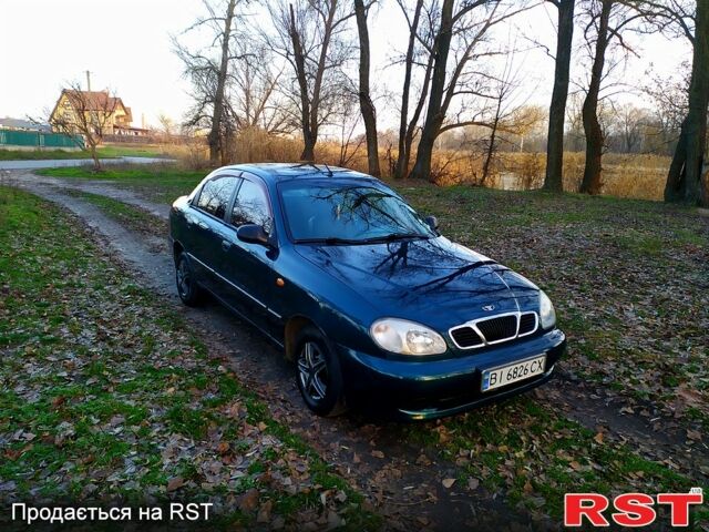 Зеленый Дэу Ланос, объемом двигателя 1.5 л и пробегом 203 тыс. км за 2500 $, фото 5 на Automoto.ua