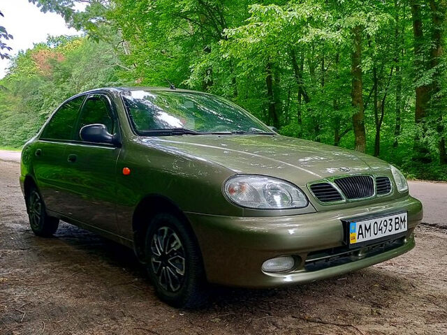 Зеленый Дэу Ланос, объемом двигателя 1.5 л и пробегом 189 тыс. км за 2500 $, фото 1 на Automoto.ua