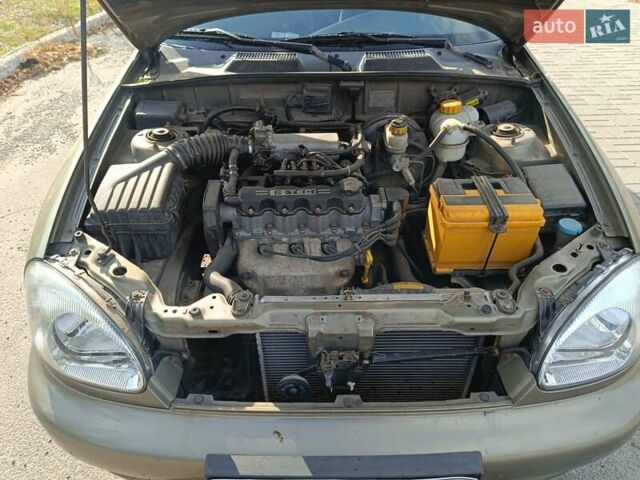 Зелений Деу Ланос, об'ємом двигуна 1.5 л та пробігом 368 тис. км за 3000 $, фото 5 на Automoto.ua