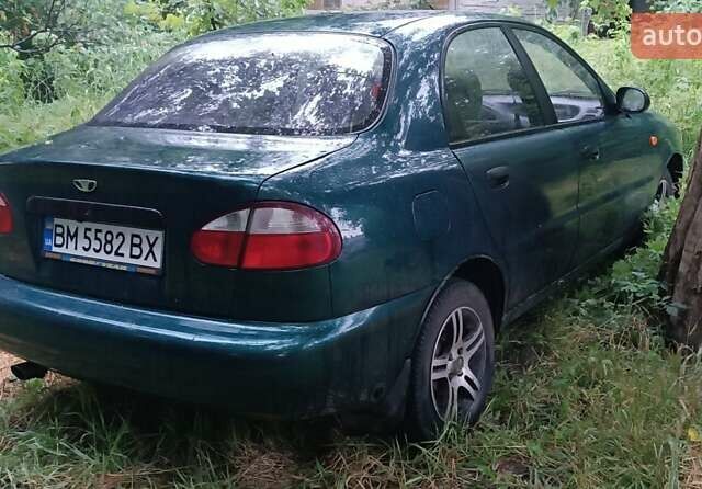 Зеленый Дэу Ланос, объемом двигателя 1.5 л и пробегом 130 тыс. км за 2300 $, фото 1 на Automoto.ua