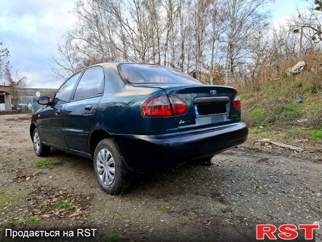 Зеленый Дэу Ланос, объемом двигателя 1.5 л и пробегом 180 тыс. км за 1150 $, фото 1 на Automoto.ua