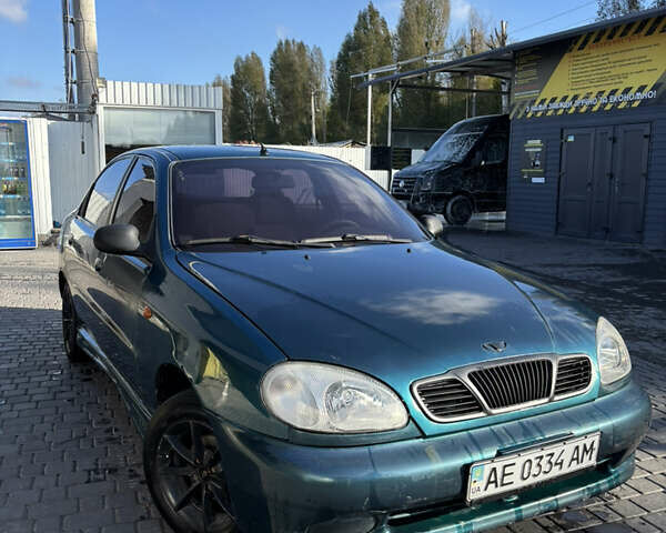 Зеленый Дэу Ланос, объемом двигателя 1.3 л и пробегом 385 тыс. км за 1250 $, фото 1 на Automoto.ua