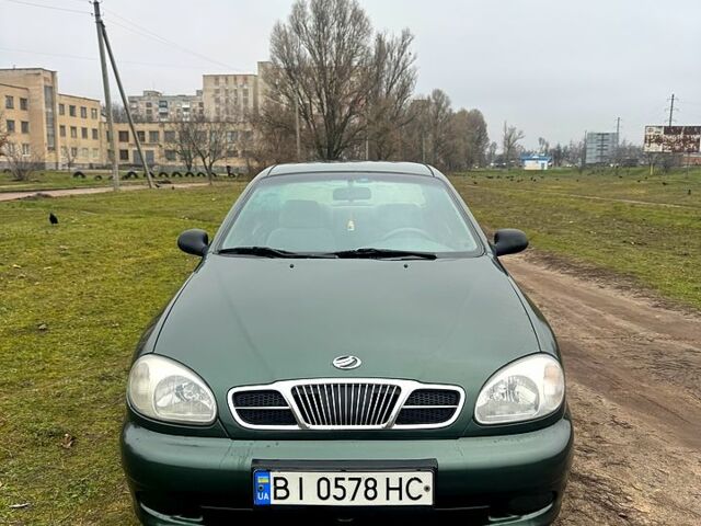 Зеленый Дэу Ланос, объемом двигателя 1.5 л и пробегом 240 тыс. км за 2850 $, фото 3 на Automoto.ua