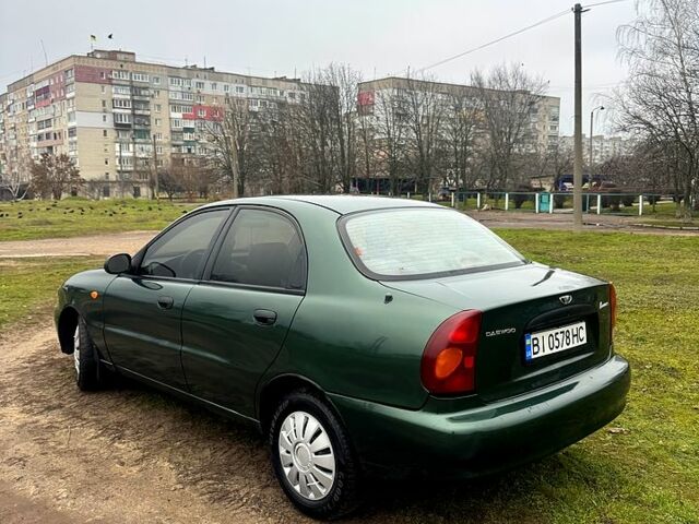 Зеленый Дэу Ланос, объемом двигателя 1.5 л и пробегом 240 тыс. км за 2850 $, фото 6 на Automoto.ua