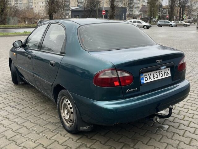 Зеленый Дэу Ланос, объемом двигателя 1.5 л и пробегом 400 тыс. км за 1450 $, фото 3 на Automoto.ua