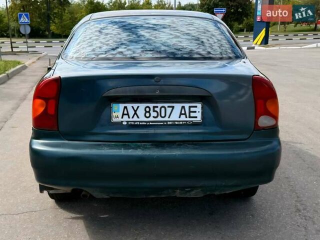 Зеленый Дэу Ланос, объемом двигателя 1.5 л и пробегом 250 тыс. км за 1300 $, фото 1 на Automoto.ua