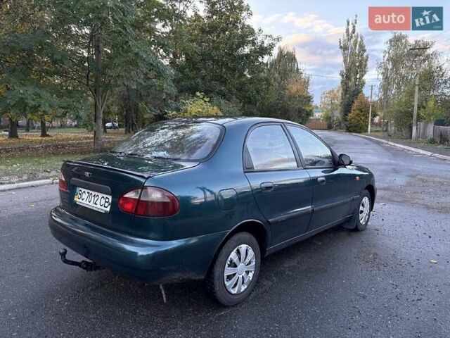 Зеленый Дэу Ланос, объемом двигателя 1.5 л и пробегом 210 тыс. км за 2450 $, фото 3 на Automoto.ua