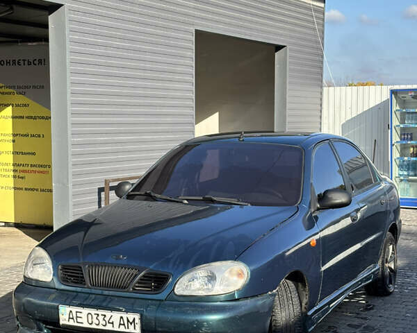 Зеленый Дэу Ланос, объемом двигателя 1.3 л и пробегом 385 тыс. км за 1250 $, фото 2 на Automoto.ua