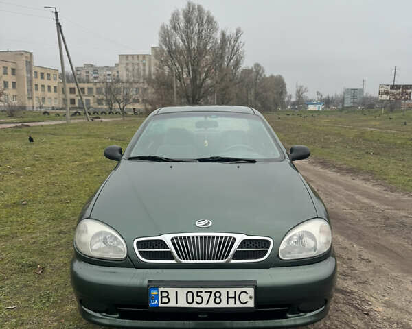 Зеленый Дэу Ланос, объемом двигателя 1.5 л и пробегом 240 тыс. км за 2850 $, фото 3 на Automoto.ua