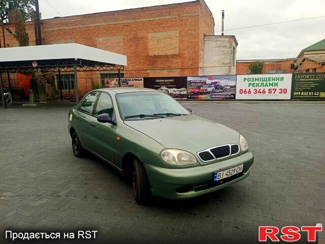 Зеленый Дэу Ланос, объемом двигателя 1.5 л и пробегом 350 тыс. км за 1450 $, фото 1 на Automoto.ua