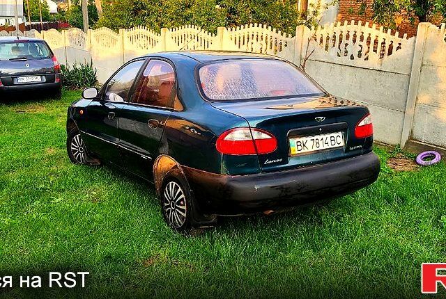 Зеленый Дэу Ланос, объемом двигателя 1.3 л и пробегом 220 тыс. км за 1400 $, фото 3 на Automoto.ua
