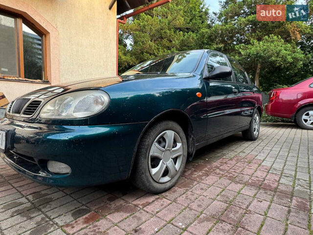 Зеленый Дэу Ланос, объемом двигателя 1.5 л и пробегом 220 тыс. км за 2900 $, фото 1 на Automoto.ua