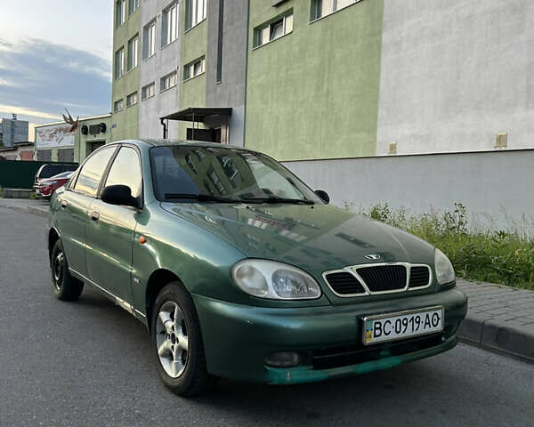 Зеленый Дэу Ланос, объемом двигателя 1.5 л и пробегом 278 тыс. км за 1550 $, фото 1 на Automoto.ua