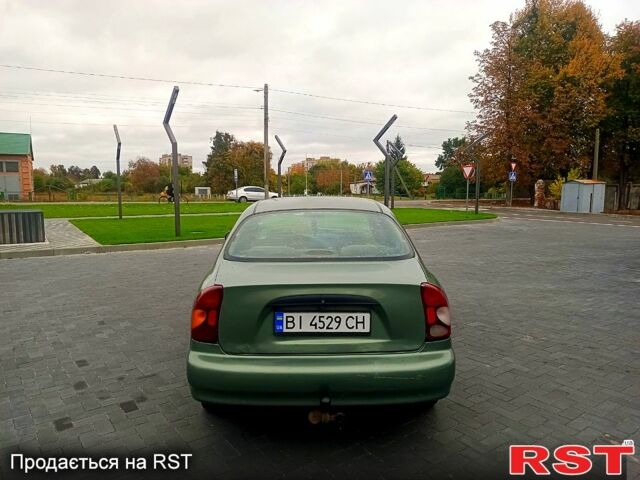 Зеленый Дэу Ланос, объемом двигателя 1.5 л и пробегом 350 тыс. км за 1450 $, фото 4 на Automoto.ua