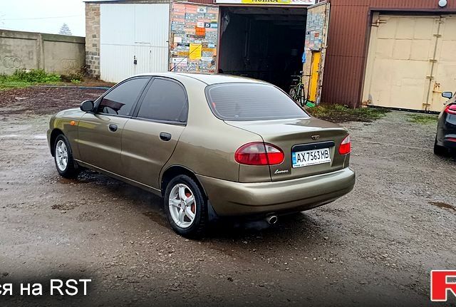 Зеленый Дэу Ланос, объемом двигателя 1.5 л и пробегом 278 тыс. км за 2600 $, фото 6 на Automoto.ua