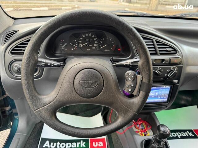 Зеленый Дэу Ланос, объемом двигателя 1.5 л и пробегом 152 тыс. км за 2990 $, фото 15 на Automoto.ua