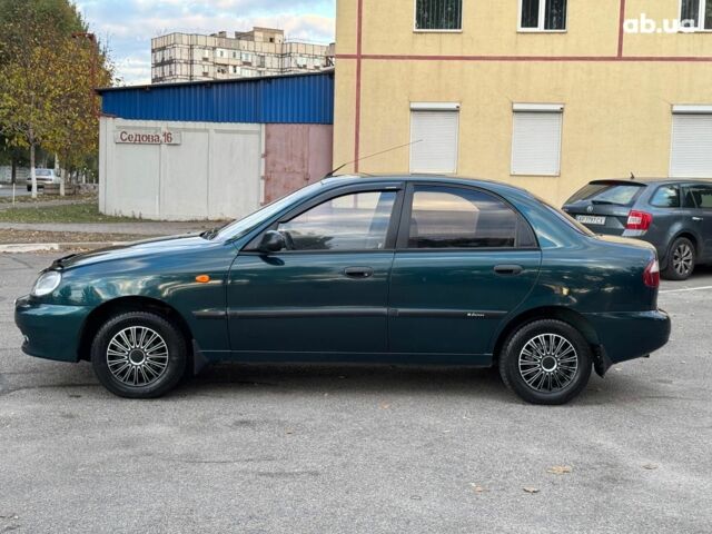 Зеленый Дэу Ланос, объемом двигателя 1.5 л и пробегом 152 тыс. км за 2990 $, фото 1 на Automoto.ua