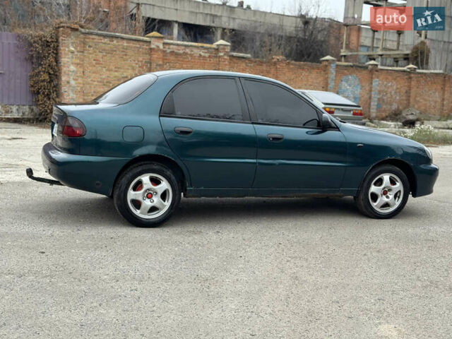 Зеленый Дэу Ланос, объемом двигателя 1.5 л и пробегом 190 тыс. км за 2200 $, фото 2 на Automoto.ua