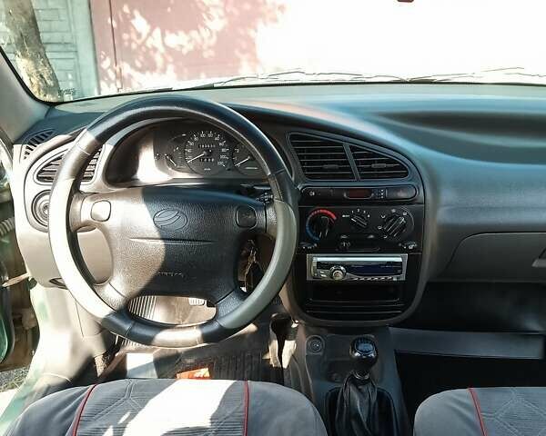 Зеленый Дэу Ланос, объемом двигателя 1.5 л и пробегом 183 тыс. км за 3500 $, фото 7 на Automoto.ua