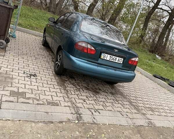 Зеленый Дэу Ланос, объемом двигателя 1.35 л и пробегом 171 тыс. км за 950 $, фото 2 на Automoto.ua