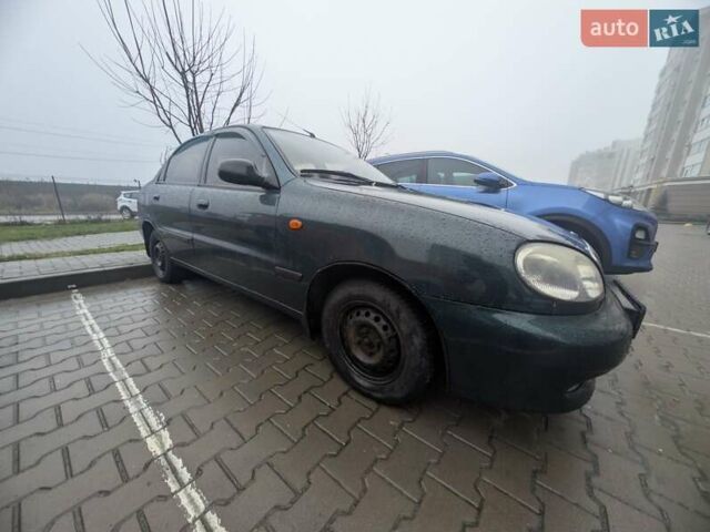 Зеленый Дэу Ланос, объемом двигателя 1.5 л и пробегом 204 тыс. км за 2500 $, фото 2 на Automoto.ua