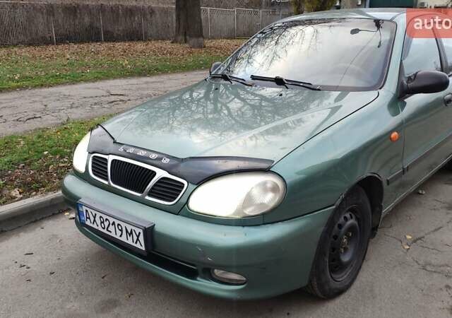 Зеленый Дэу Ланос, объемом двигателя 1.6 л и пробегом 228 тыс. км за 2100 $, фото 2 на Automoto.ua