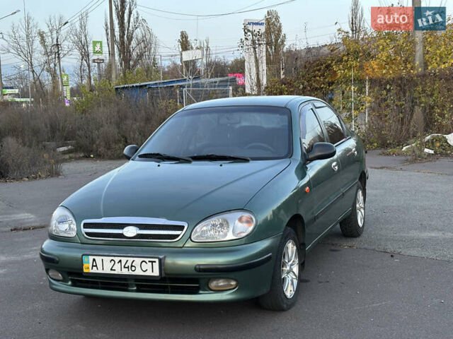 Зеленый Дэу Ланос, объемом двигателя 1.5 л и пробегом 148 тыс. км за 2222 $, фото 1 на Automoto.ua