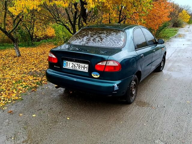 Деу Ланос 2006 у Кременчуге на Automoto.ua Зелений Деу Ланос, об'ємом двигуна 1.6 л та пробігом 170 тис. км за 2600 $, фото 1 на Automoto.ua