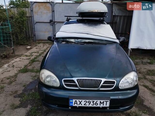 Зелений Деу Ланос, об'ємом двигуна 1.5 л та пробігом 215 тис. км за 2400 $, фото 1 на Automoto.ua