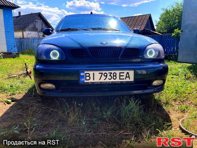 Зеленый Дэу Ланос, объемом двигателя 1.5 л и пробегом 290 тыс. км за 1000 $, фото 1 на Automoto.ua