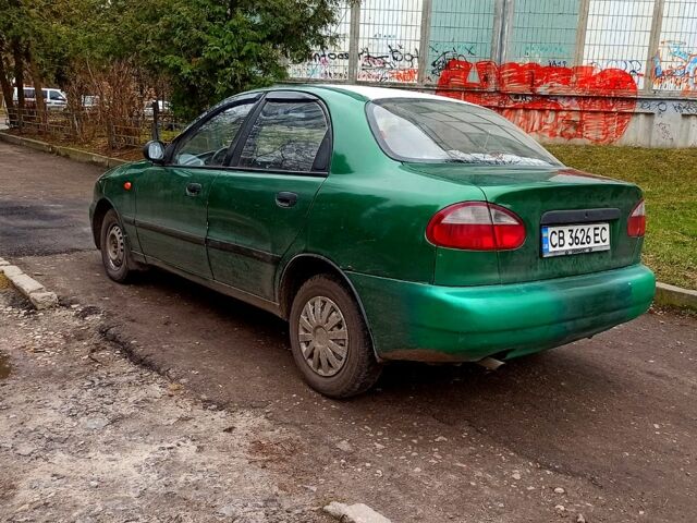 Зеленый Дэу Ланос, объемом двигателя 1.6 л и пробегом 0 тыс. км за 1800 $, фото 5 на Automoto.ua