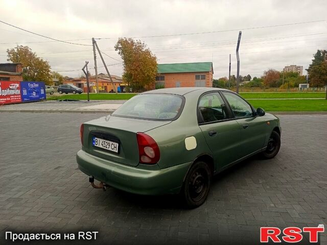 Зеленый Дэу Ланос, объемом двигателя 1.5 л и пробегом 350 тыс. км за 1450 $, фото 3 на Automoto.ua