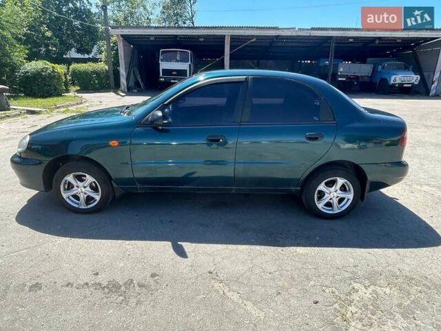 Зеленый Дэу Ланос, объемом двигателя 1.5 л и пробегом 290 тыс. км за 2550 $, фото 2 на Automoto.ua