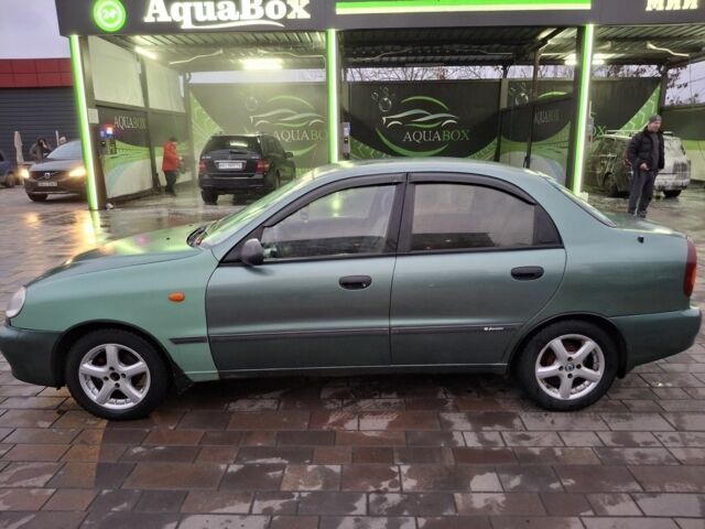 Зеленый Дэу Ланос, объемом двигателя 1.5 л и пробегом 253 тыс. км за 2100 $, фото 2 на Automoto.ua