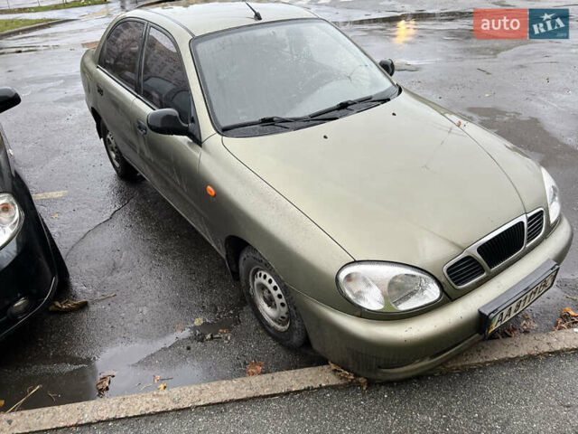 Зеленый Дэу Ланос, объемом двигателя 1.5 л и пробегом 167 тыс. км за 2900 $, фото 1 на Automoto.ua