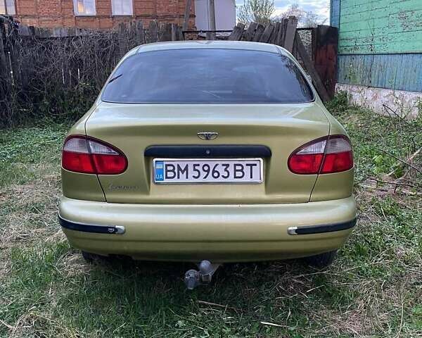 Зеленый Дэу Ланос, объемом двигателя 1.5 л и пробегом 144 тыс. км за 900 $, фото 1 на Automoto.ua