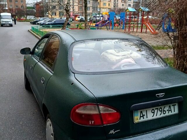 Зеленый Дэу Ланос, объемом двигателя 1.6 л и пробегом 159 тыс. км за 1450 $, фото 1 на Automoto.ua
