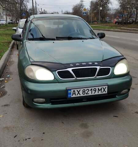 Зеленый Дэу Ланос, объемом двигателя 1.6 л и пробегом 228 тыс. км за 2100 $, фото 1 на Automoto.ua