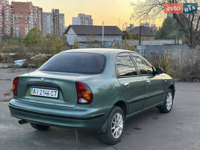 Зеленый Дэу Ланос, объемом двигателя 1.5 л и пробегом 148 тыс. км за 2222 $, фото 2 на Automoto.ua
