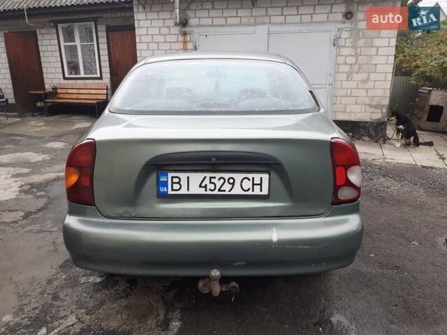 Зеленый Дэу Ланос, объемом двигателя 1.5 л и пробегом 362 тыс. км за 1250 $, фото 6 на Automoto.ua