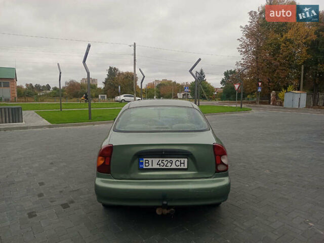 Деу Ланос 2006 у Лубнах на Automoto.ua Зелений Деу Ланос, об'ємом двигуна 1.5 л та пробігом 300 тис. км за 1700 $, фото 3 на Automoto.ua