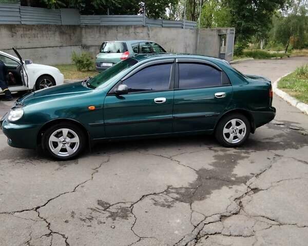 Зелений Деу Ланос, об'ємом двигуна 1.5 л та пробігом 282 тис. км за 3500 $, фото 1 на Automoto.ua