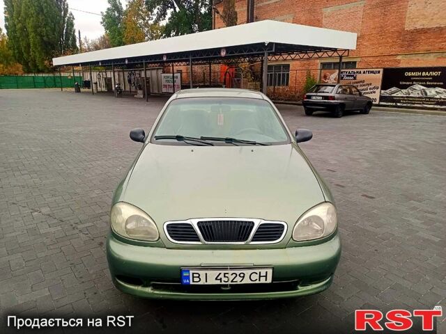 Зеленый Дэу Ланос, объемом двигателя 1.5 л и пробегом 350 тыс. км за 1450 $, фото 2 на Automoto.ua