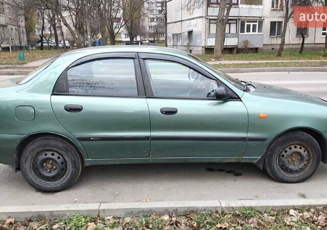 Зеленый Дэу Ланос, объемом двигателя 1.6 л и пробегом 228 тыс. км за 2100 $, фото 5 на Automoto.ua