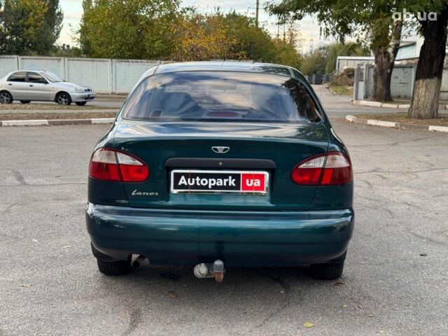 Зеленый Дэу Ланос, объемом двигателя 1.5 л и пробегом 152 тыс. км за 2990 $, фото 3 на Automoto.ua