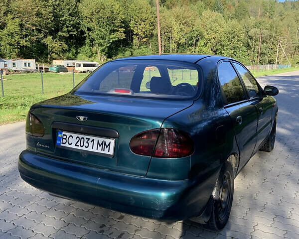 Зеленый Дэу Ланос, объемом двигателя 1.5 л и пробегом 83 тыс. км за 1350 $, фото 6 на Automoto.ua