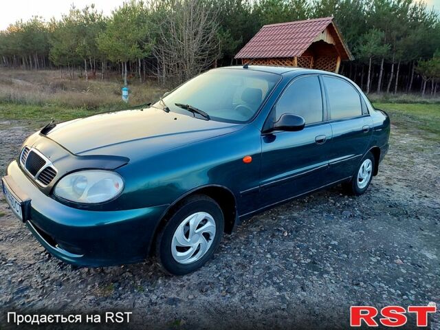 Зелений Деу Ланос, об'ємом двигуна 1.5 л та пробігом 200 тис. км за 2350 $, фото 1 на Automoto.ua
